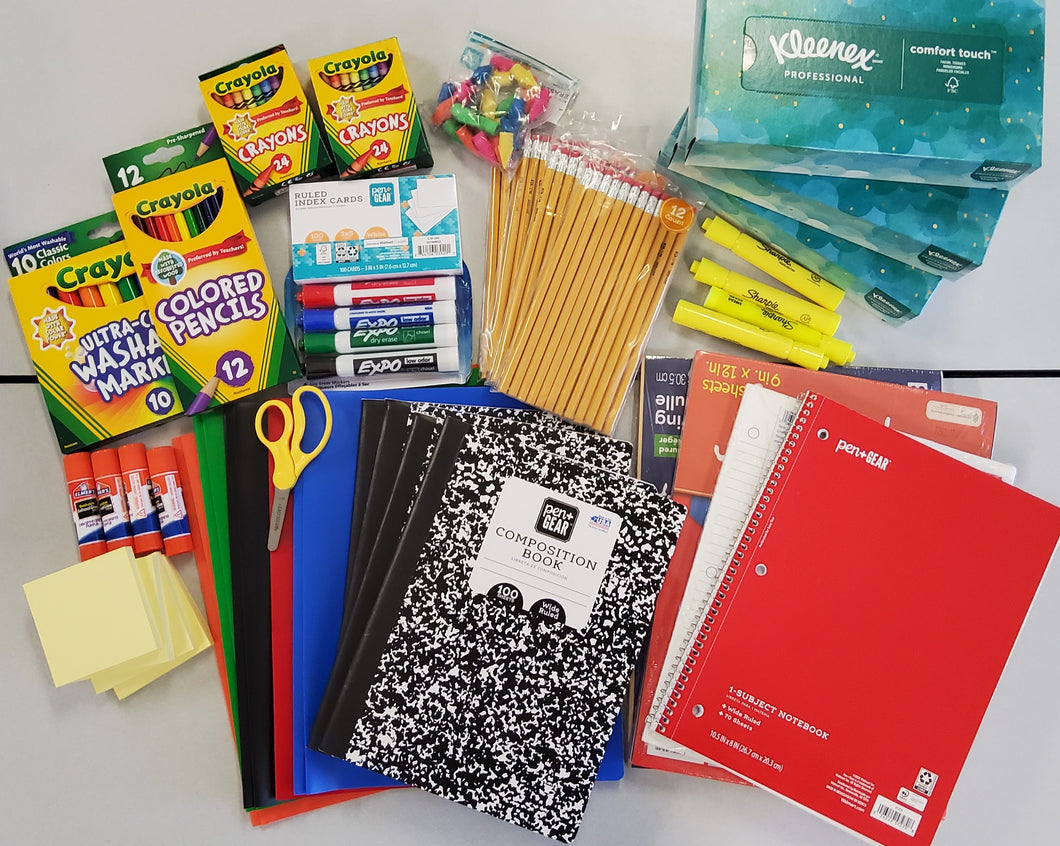 Paquete de útiles escolares de quinto grado – Greenleaf PTO